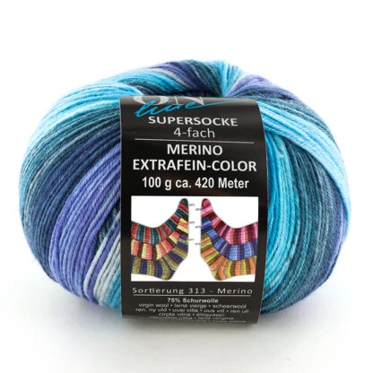 On-Line Supersocke Extrafine Merino - 313 Color 4 On-Line Supersocke Extrafine Merino - 313 Color - Image 2