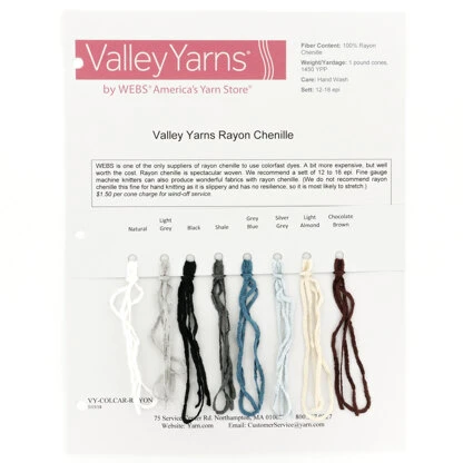 Valley Yarns Rayon Chenille 4 Valley Yarns Rayon Chenille - Image 3
