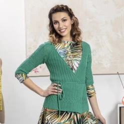 Universal Yarn 02 Ballet Cardigan In Bamboo Pop PDF