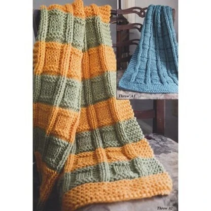 Plymouth Yarn 0657 Encore Adventures: Everyday Throws 4 Plymouth Yarn 0657 Encore Adventures: Everyday Throws - Image 2