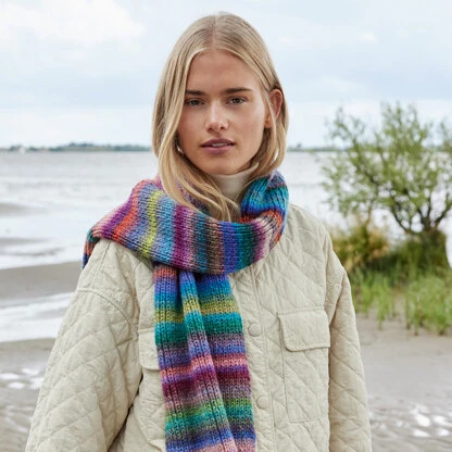 Lana Grossa 45 Scarf In Pappagallo PDF 3 Lana Grossa 45 Scarf In Pappagallo PDF