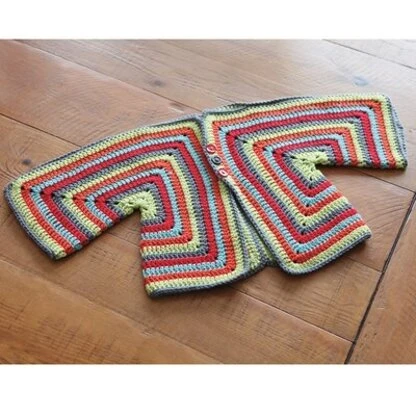 Valley Yarns 359 Carle Crocheted Baby Cardigan 4 Valley Yarns 359 Carle Crocheted Baby Cardigan - Image 2