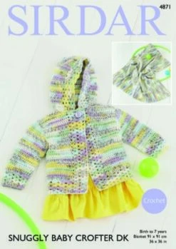 Sirdar 4871 Jacket And Blanket PDF
