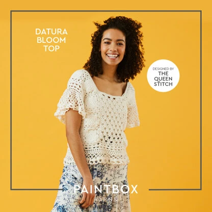 Paintbox Yarns Datura Bloom Top (Free) 3 Paintbox Yarns Datura Bloom Top (Free)