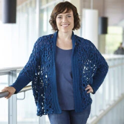 Valley Yarns WEBS DIR08 Crocheted Goshen Jacket By Doris Chan