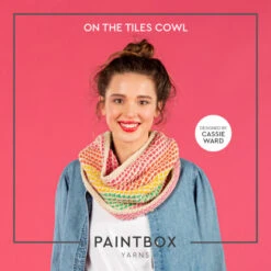 Paintbox Yarns On The Tiles Cowl (Free)