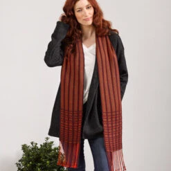 Valley Yarns #215 Playing With Fire Scarf PDF